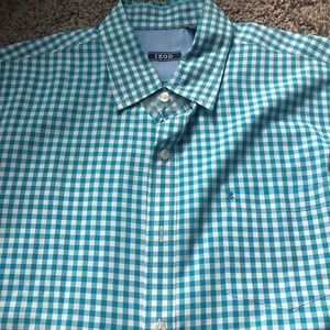 Men’s Short Sleeve SZ Large Izod Shirt